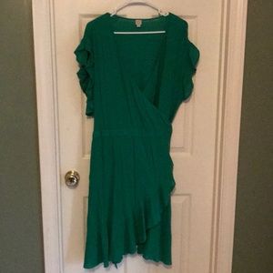 Loft beach wrap dress